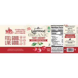 Lakewood Tart Cherry Concentrate (12.5 Oz, 6 Pack)