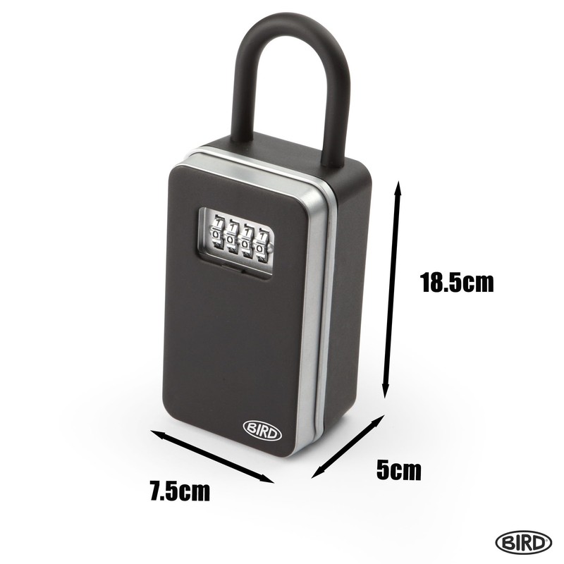 BIRD key safe box- Portable lock box with combination code