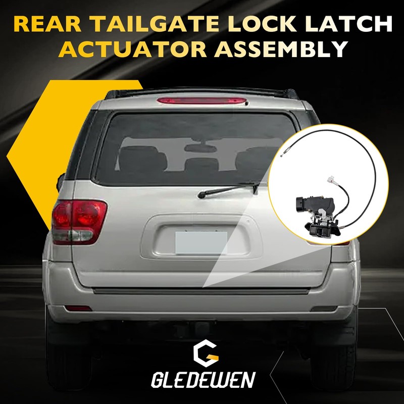 Gledewen Liftgate Hatch Trunk Door Lock Actuator for Toyota Sequoia