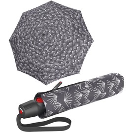 Knirps T.200 Duomatic Solids Pocket Umbrella - Automatic Open/Close - Foldable - Storm Resistant - Windproof, Nuno Kasa Steel