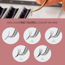VERA LASH 3 Boxes, MIX Type Eyelash Extensions Synthetic Mink Tray, 16 Rows Light and Long Lasting False Eyelash Matsueku J,B,C,CC,D, DD,L,L+ Curl/MIX Type (CC-0.2-Mix (0.2-Mix (0.2-Mix (0.3-0.6