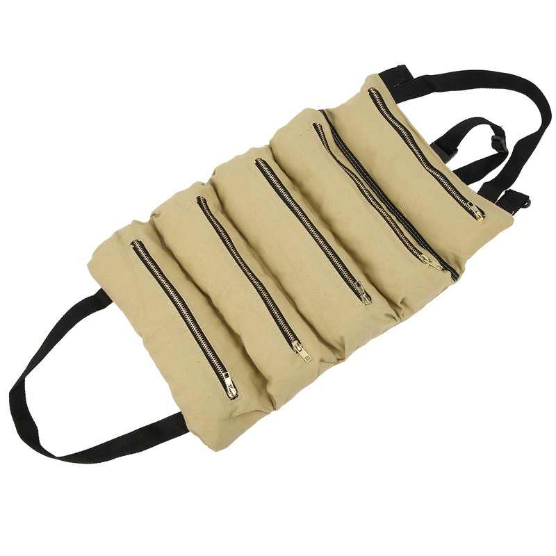 Multifunctional Canvas Tools Storage Bags Organizer Roll Bags with 5