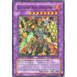 Yu-Gi-Oh! - Gladiator Beast Heraklinos (TDGS-ENSE2) - The Duelist Genesis - 1st Edition - Super Rare