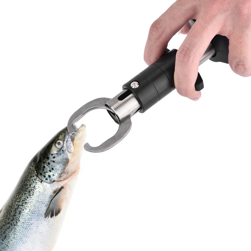 Digital Scale Fishing Grip Stainless Steel Fish Lip Grabber Electronic