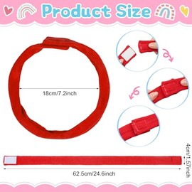 Hicarer 8 Collares de Masticar para Niños Sensoriales, Tela de Rizo Suave Absorbente Collar Masticable de Dentición Alternativa Absorbente a Ropa de Masticar para Niñas (Colores Mezclados)