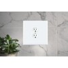 Oversized Metal Outlet Plate 5.5” Jumbo 2 Gang Duplex |
