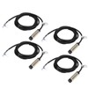 4 Sets Proximity Sensor 3 Wire NPN NC Contact Inductive