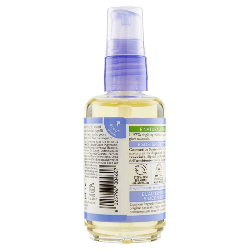 I Provenzali Liquid Cristal Hair Serum Linseed Oil