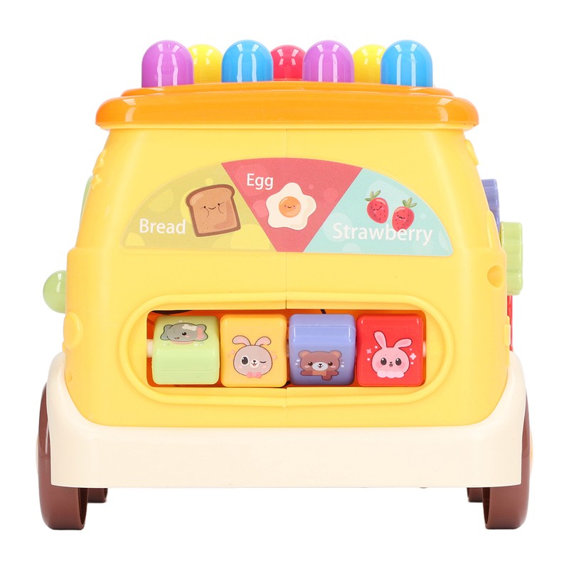 Bus Beat A Mole Toy Educational Sound Light Interactive Musical