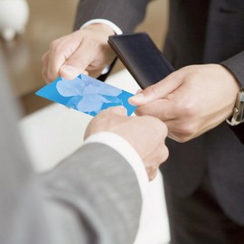 Business Cards, Metal Business Card, Pack of 50, Laser Engraved Business Card, Engraved Aluminium Alloy Blank Cards, Metal Card for Business Office [Blue]