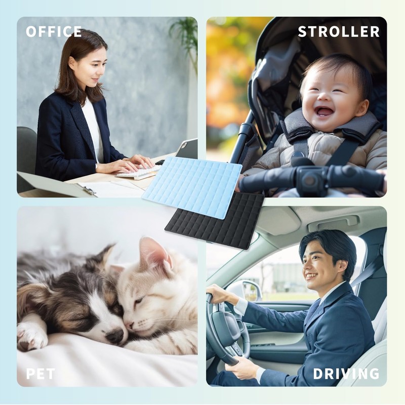 Cooling Pad Ice Mat Ice School Mat, 9.8 x 14.6