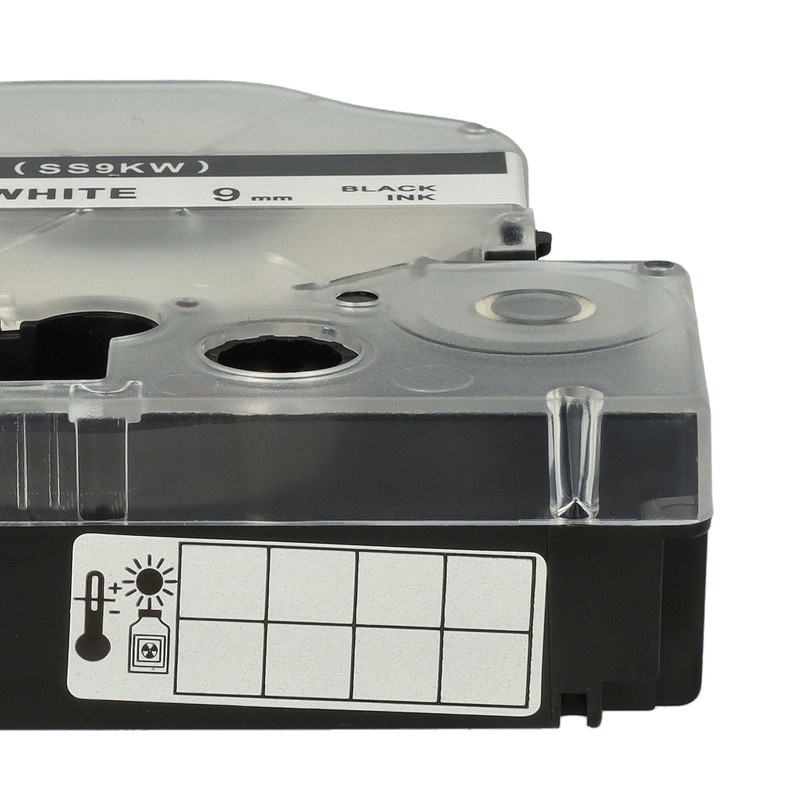 vhbw 2x Label Tape Cassette Compatible with Epson LabelWorks LW-1000P,