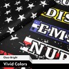 G128 5 Pack: Thin Line First Responders American Flag 3x5