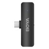 Micrófono inalámbrico de solapa BY-v4u para Android Negro Boya