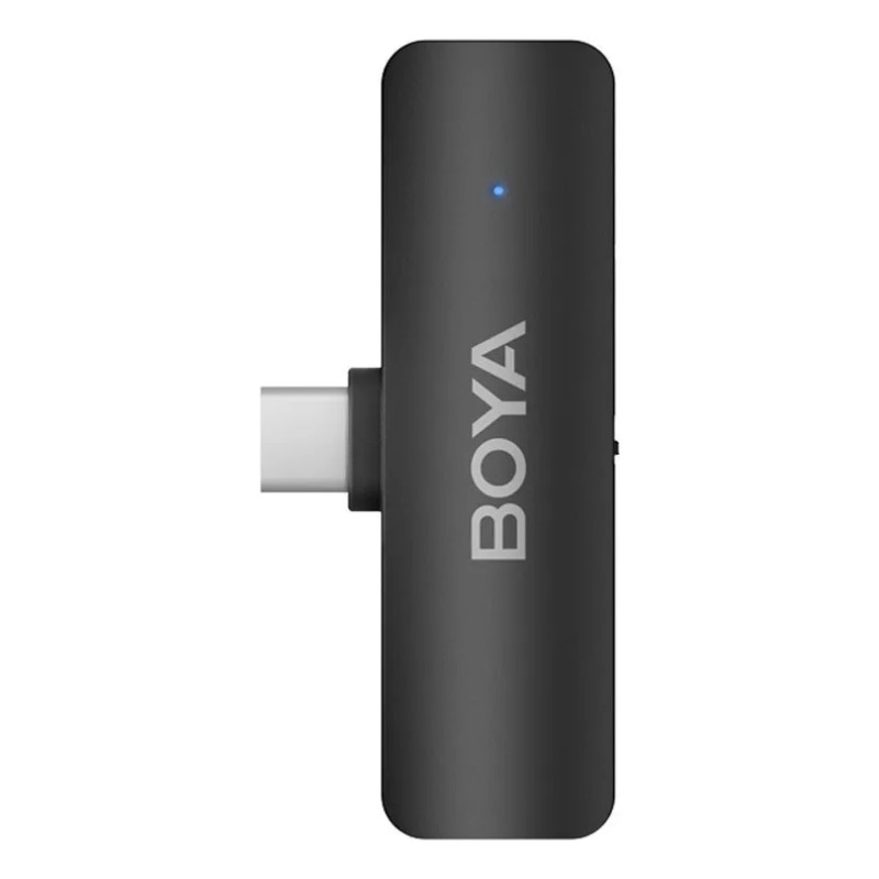 Micrófono inalámbrico de solapa BY-v4u para Android Negro Boya