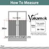 Yakamok Blackout Small Window Curtains with Grommet Top, Room Darkening