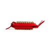 Esplanade Ghungroo Pad for Kathak, Brass 5-Line Ankle Bells, Velvet