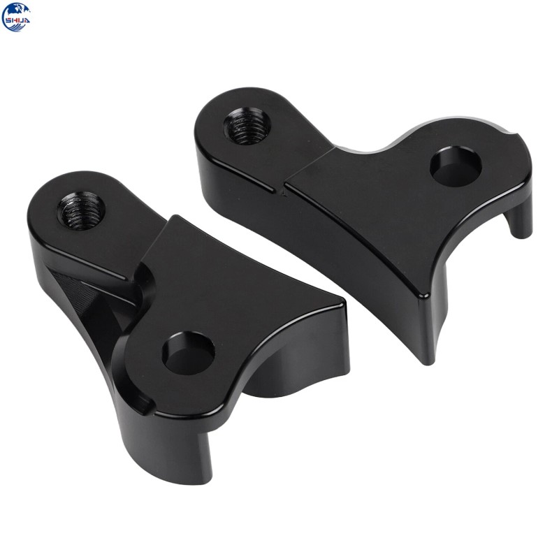 Unbranded Black 1 inch Lowering Blocks Kit For Harley Touring