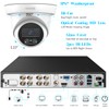 (5.0MP Full HD Definition) Wired Security Camera System Outdoor Dome