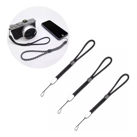 3 pzas Correa de mano ajustable universal cordón de muñeca para telefono celular, cámaras, binoculares, videocamaras, gopro, llaves, unidad usb, de 16 cms