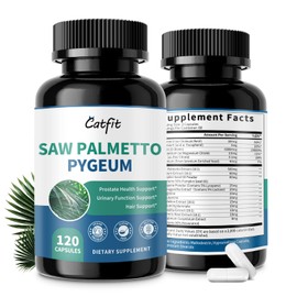 Prostate Health Supplements for Men - Saw Palmetto for Men 500mg DHT Blocker with Pumpkin Seed Oill, Pygeum - Urinary Health and Hair Support,120 Count