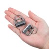 SPEEDWOX 25 Pcs Key Fob Hardware with Split Ring Webbing