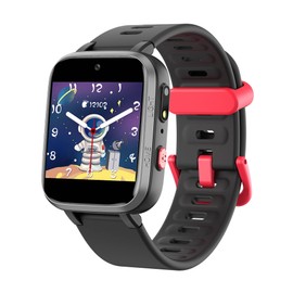 WILLFITME Kids Smart Watch Girls Boys - Smartwatch for Kids Game Smart Watch Gifts with 15 Games Camera Alarm Video Music Player Pedometer Stopwatch Flashlight Birthday Gift for Boys Girls(Black)