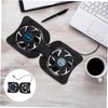 LALAFINA Portable Foldable Laptop Cooling Mat with Dual USB Fans