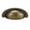 Sourcingmap Cup Drawer Pulls, Kitchen Cabinet Dresser Pull Handles Bronze