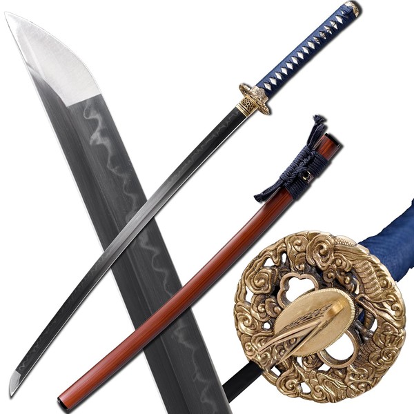 Shinken of Swords Katana Sword Clay Tempered T10 Steel Real