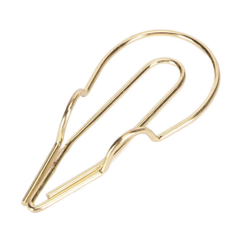 50Pcs Metal Pen Clips Multifunction Strong Clamping Force Electroplated Pen