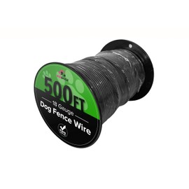 Bamboo Voyage Dog Fence Wire for Electric Dog Fence System, 18 Gauge Pro Grade Wire, Easy to Install, Compatible with reputable Underground Fence Brands, Durable and Thick Wire 500 FT