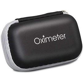 OxíMetro Bolsa, Bolsa de almacenamiento para oxímetro de dedo, bolsa de almacenamiento compacta con cremallera para oxímetro de pulso de la yema de...