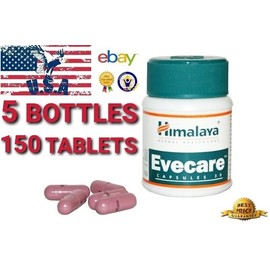 Himalaya 5 BOX Himalaya EVECARE 150 Capsules Women Period Support Exp.2025