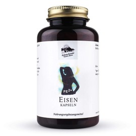 Kräuterhandel Sankt Anton – Iron capsules – 180 capsules – high dose – premium German quality
