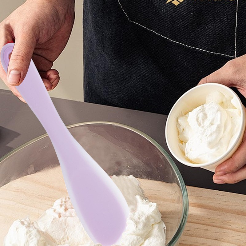 One Piece Durable Non-Stick Rubber Spatulas Baking High Heat Resistant