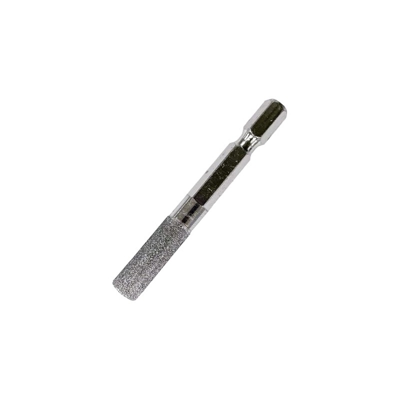 Yanase D07CN Hexagonal Shaft Diamond File, Cylindrical Type, Metal, Carbide,