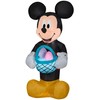 Gemmy Airblown Inflatable Mickey Mouse with Easter Basket, 3.5 ft