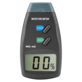 MD-4G Wood Moisture Meter LCD Digital Timber Hygrometer 4 Pin Humidity Tester 5% To 40% Handheld Dampness Meter Water Leak Detector for Building Material Firewood Wall