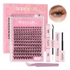 Kit Pestañas Naturales Wispy Nycaar Con Pegamento Diy