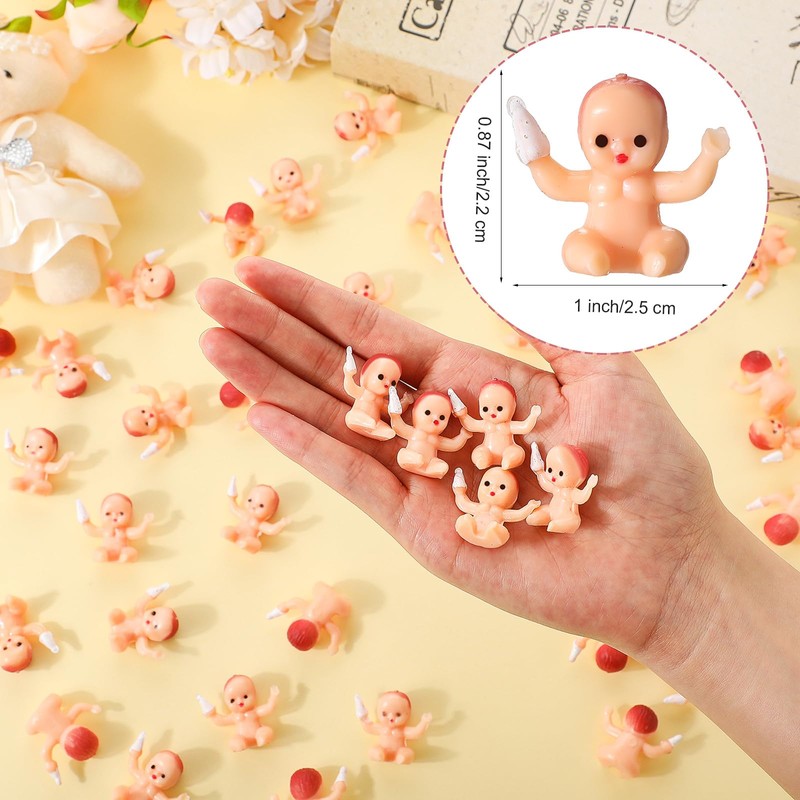 Roowest 51 Pieces Baby Shower Games Include Wooden Baby Hunt