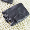 CHROME CRANE Men's Gloves Fingerless Leather Leather Motorcycle Cycling Training