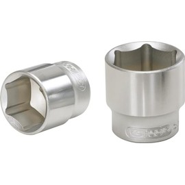 KS Tools 1/4 Inch Classic Hexagonal Socket, 6 mm, on Hanger, Stainless Steel, Plastic, Rubber, Metal Alloy and Copper, One Size
