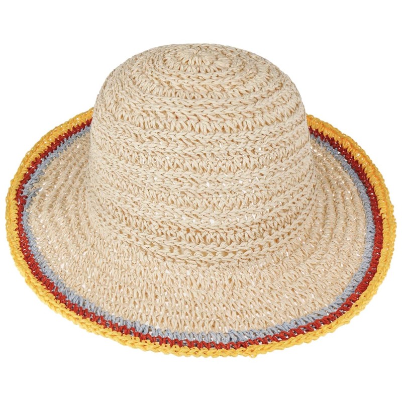 Lipodo Straw Hat Bell Shape - Natural Coloured Hat Made