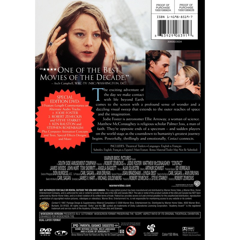 Contact (Keepcase) [Import]