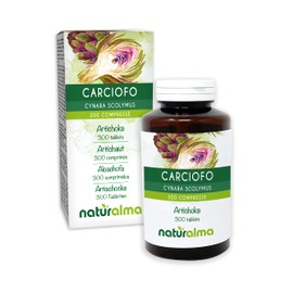 Artichoke (Cynara scolymus) Leaves NATURALMA | 150 g | 300 Tablets of 500 mg | Food Supplement | Natural and Vegan
