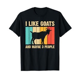 Funny Goat Art For Men Women Kids Farming Goat Lover Stuff T-Shirt