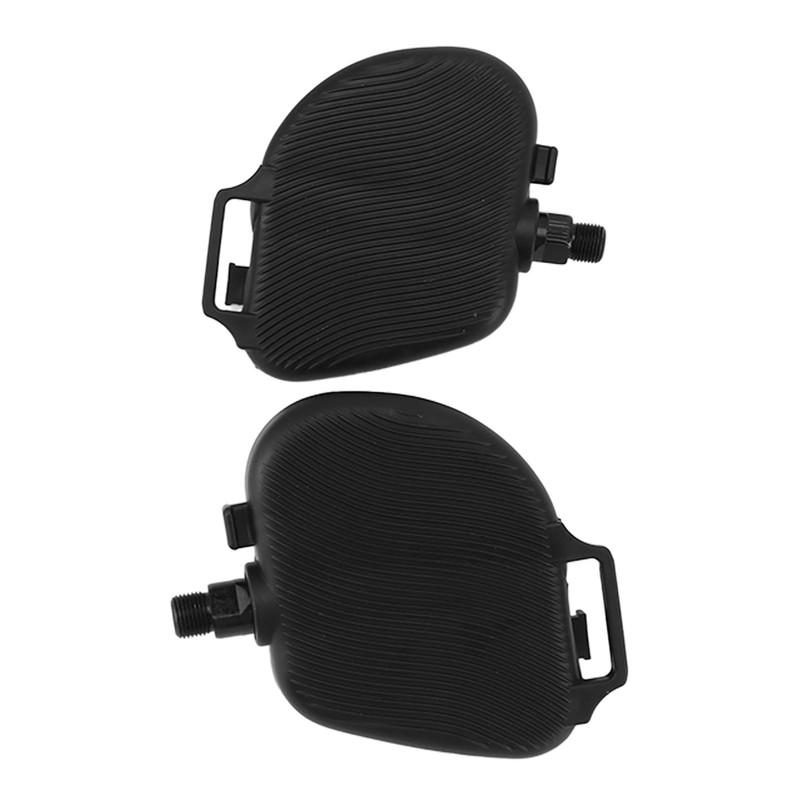 1Pair Exercise Bike Pedals Anti Slip Strip Pattern Portable Exercise