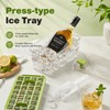 Ice Cube Trays with Storage Bin, 84 Cubes Ice Maker
