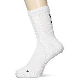 Hummel HAG7084 Men's Shooting Socks (Middle-Length), white (10)